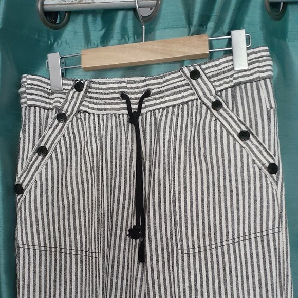 Jolt Wide leg linen blend pull on pants size 9 (Junior) - Picture 2 of 6